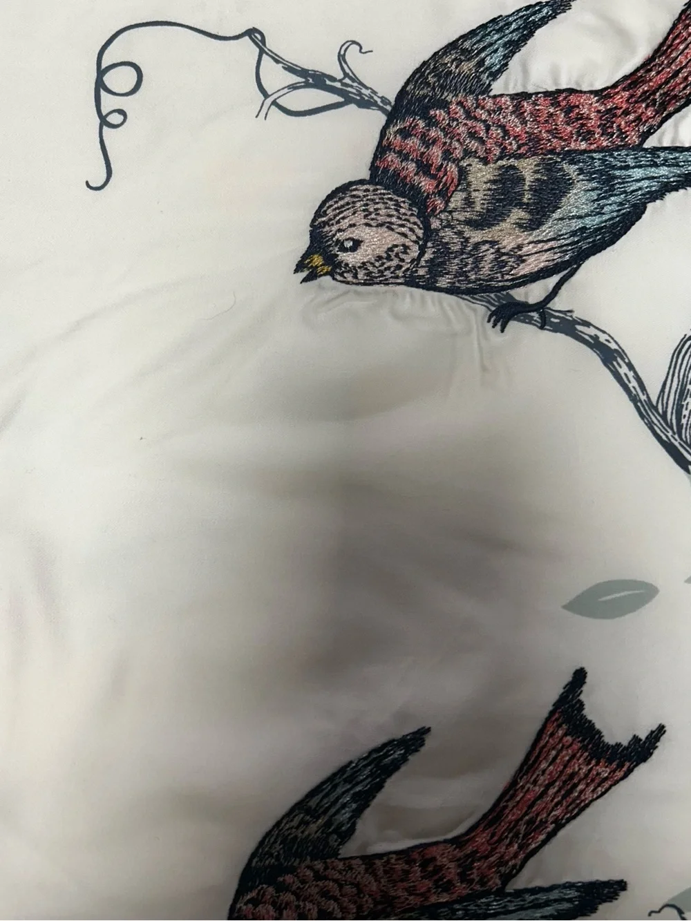 IKEA JÄTTELILJA White Bedding Label Detail